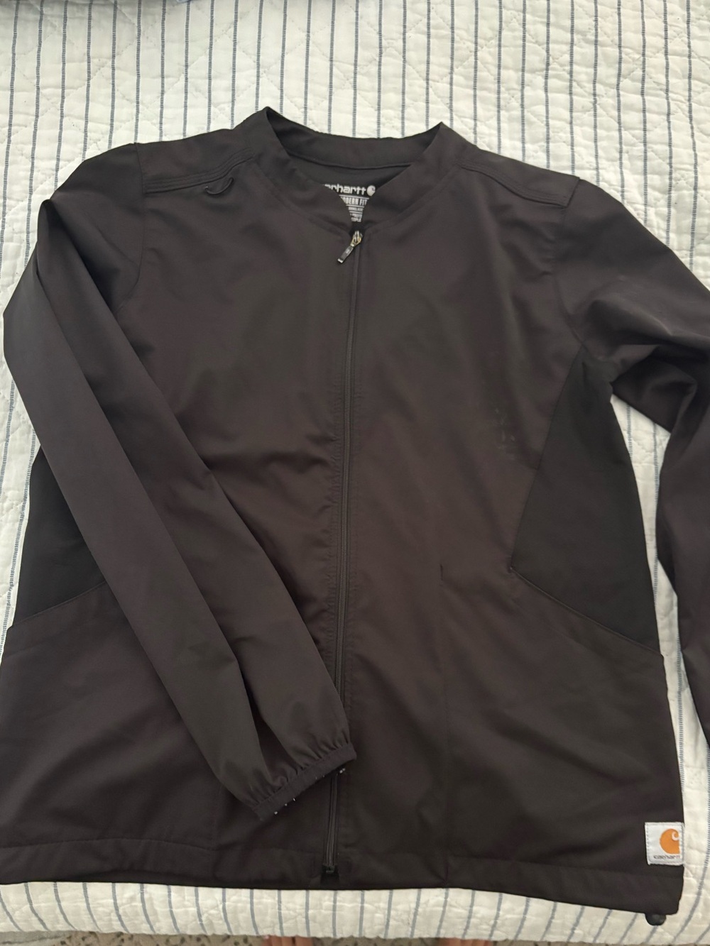 Black Womens Carhartt Scrub Jacket
